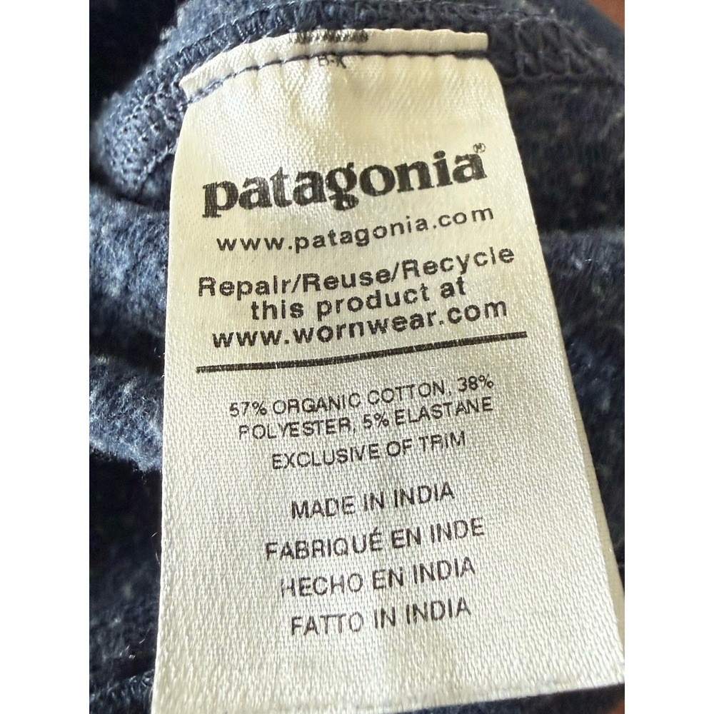 Patagonia 2 Pastel P-6 Label Ahnya Crew Sweatshirt Lot Women's Small Pink Blue - Picture 6 of 6